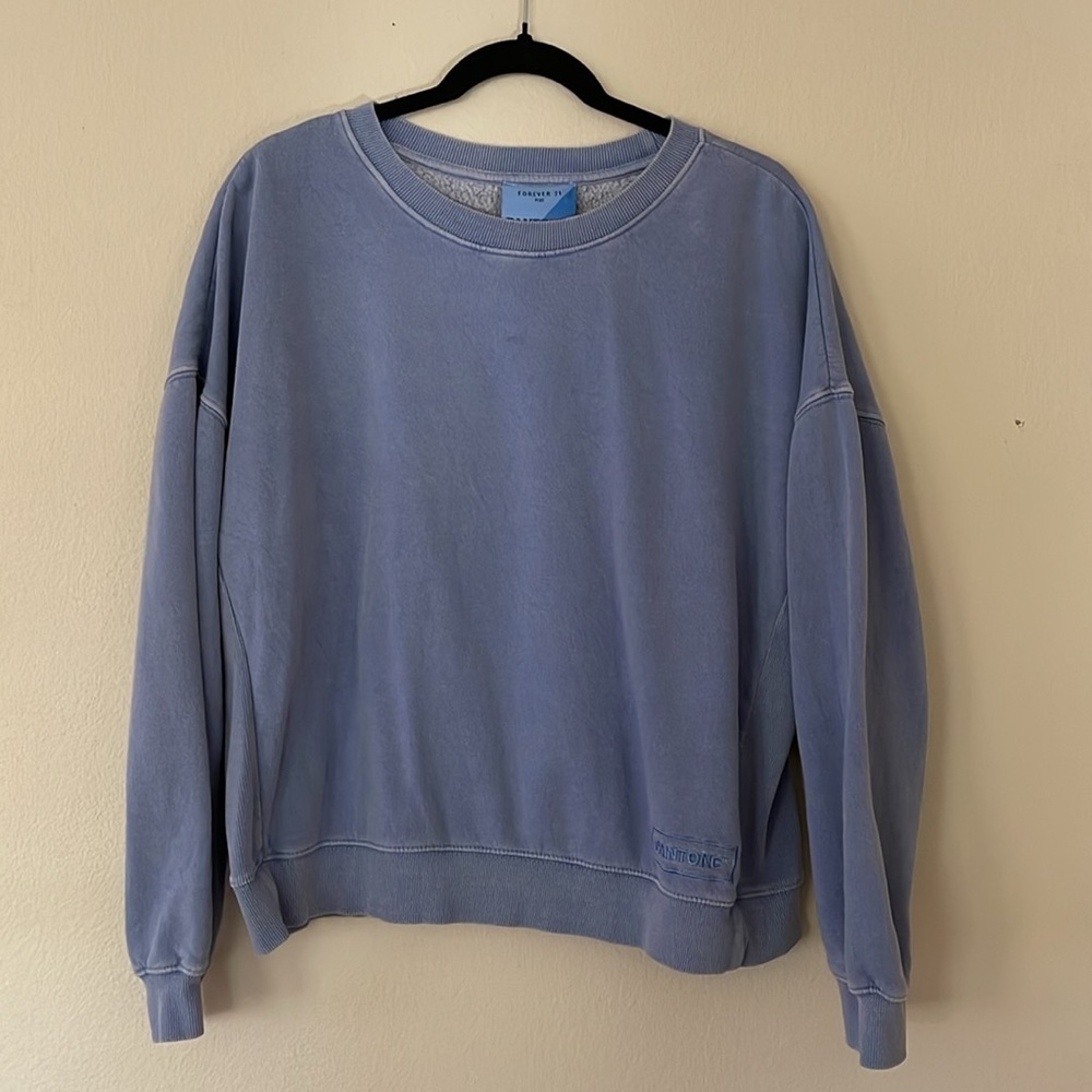 Pantone Blue Crewneck Sweater Size 1X - Picture 3 of 5